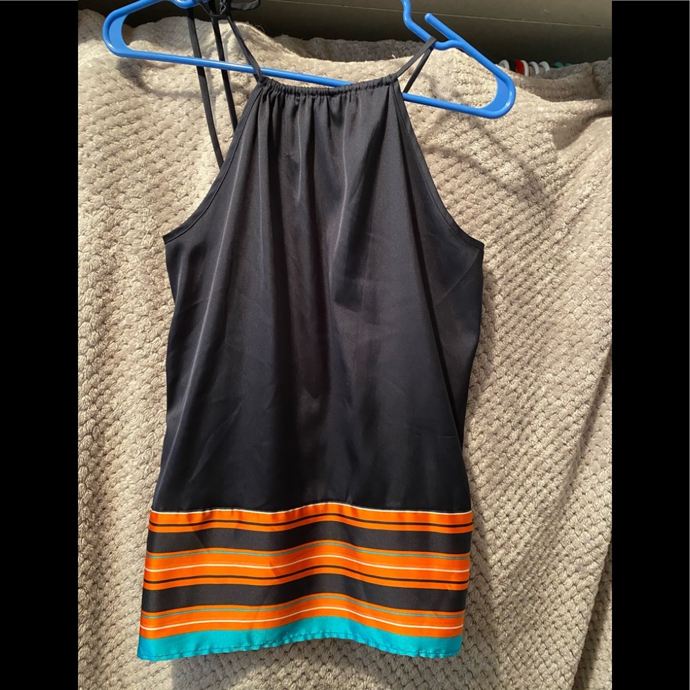 Royal Blue Satin tank top